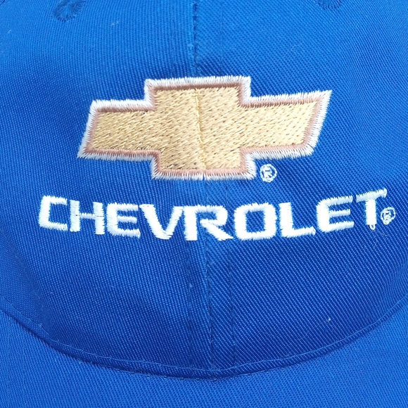 - Blue CHEVROLET Baseball Cap Adjustable EUC - Picture 2 of 4
